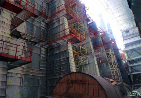 Chernobyl NSC front wall - 460 (ChNPP)
